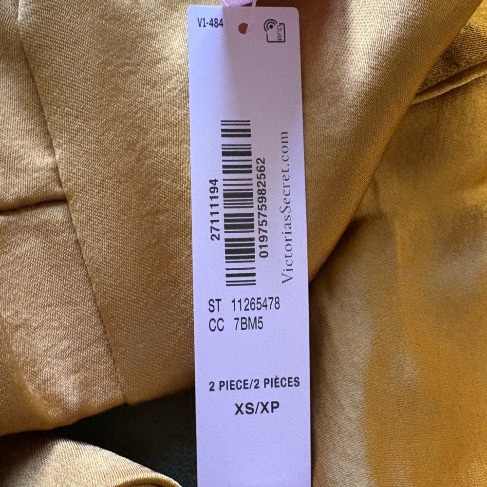 NWT Victoria's Secret Golden Yellow Bandeau Bralette Top Size XS (TOP ONLY) - Picture 9 of 9